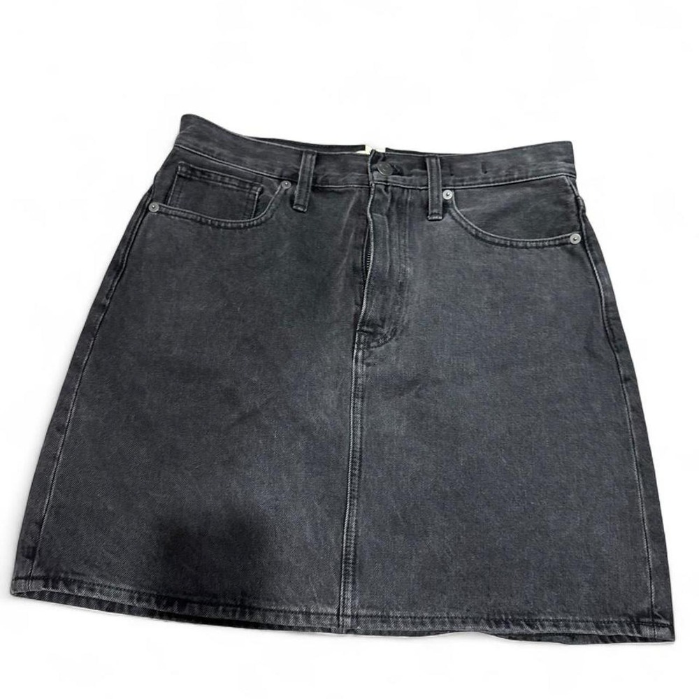 Y2K Denim Mini Skirt Madewell 00s Preppy